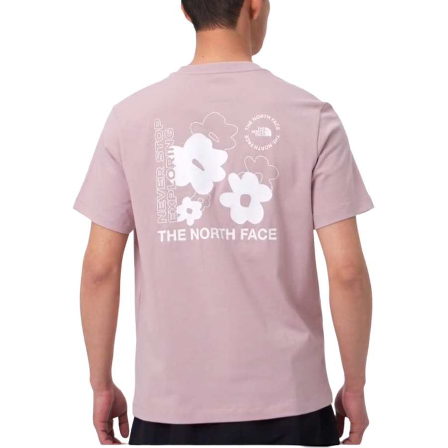 THE NORTH FACE SS25 T Shirt Unisex Crystal Gem Pink