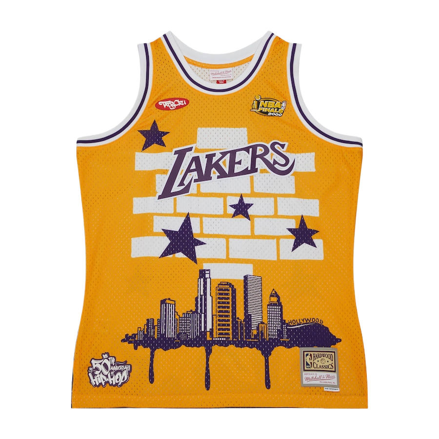 Mitchell Ness x NBA Tats Cru Basketball Jersey Men's Yellow