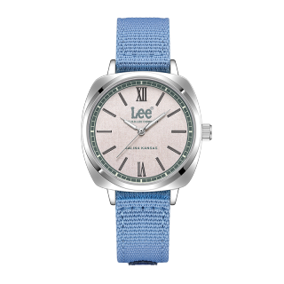 Lee Wrist Watches Quartz Movement Nylon Strap Beige Watch Dial Women's Watch Gift Box Set