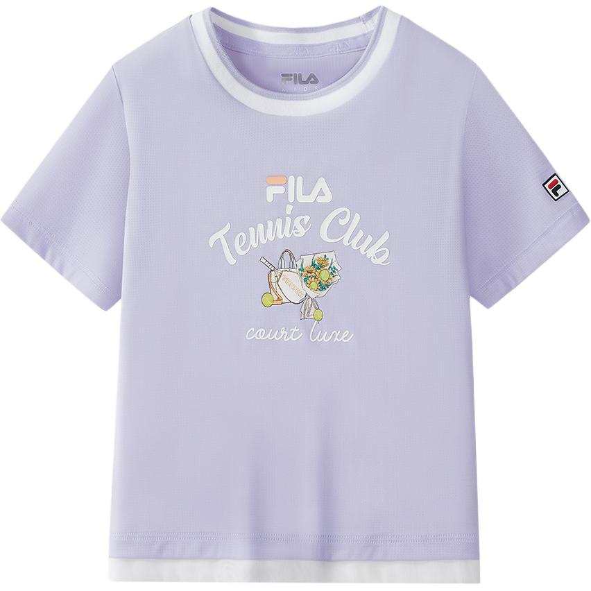 FILA KIDS T Shirt Cool Purple Children Aged 3 7 Years Old