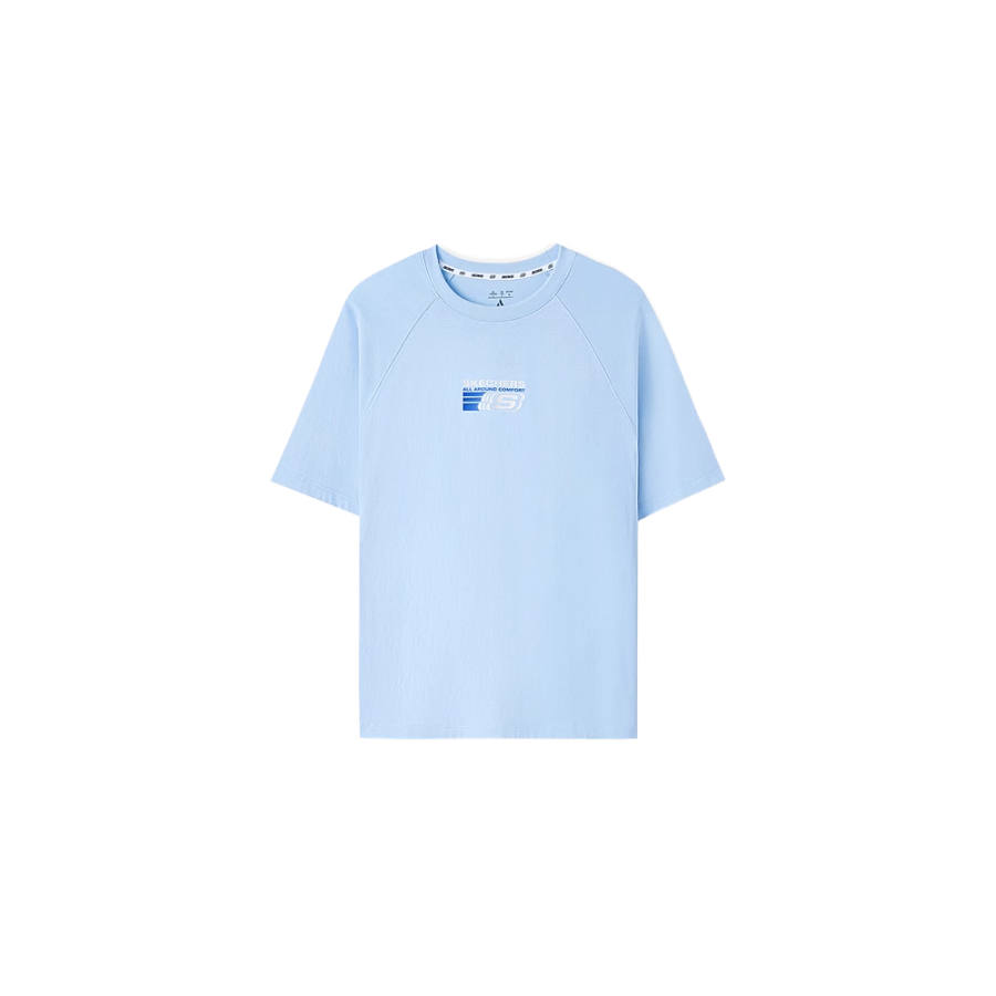 Skechers T Shirt Men's Sky Blue 016M