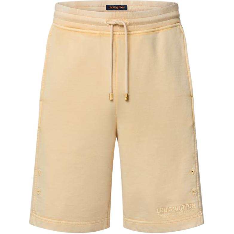 LOUIS VUITTON Lv Washed Ribbed Shorts