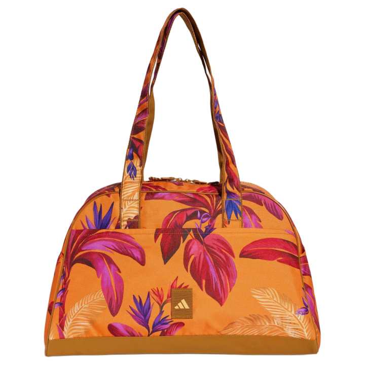 Adidas Adidas FARM Collaboration Polyester Bowling Bag, Handbag Women's Gold & Multicolor