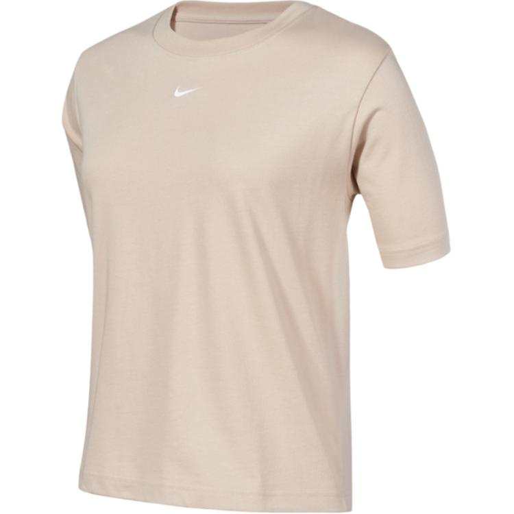 Nike Nike T Shirts Women's Khaki Crew Neck
