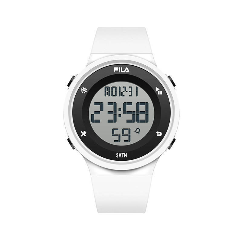 FILA YOUTH Wrist Watches Electronic Movement Resin Strap Black Dial Women's Watch