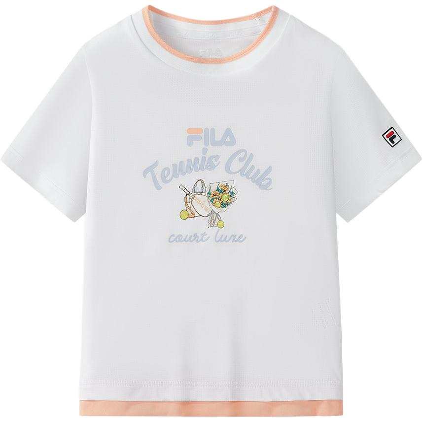FILA KIDS T Shirt Jade White Children Aged 3 7 Years Old