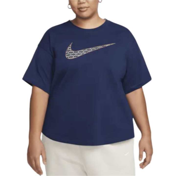 Nike Nike T Shirts Women's Blue Crew Neck