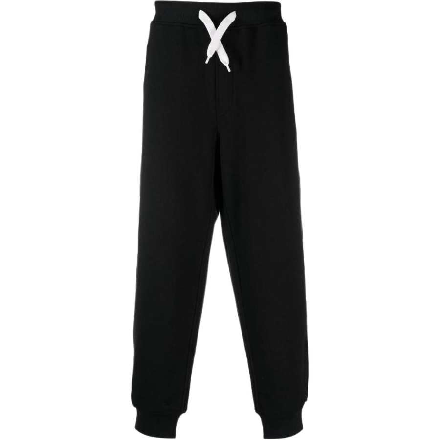 EMPORIO ARMANI Knitted Sweatpants Men's Black