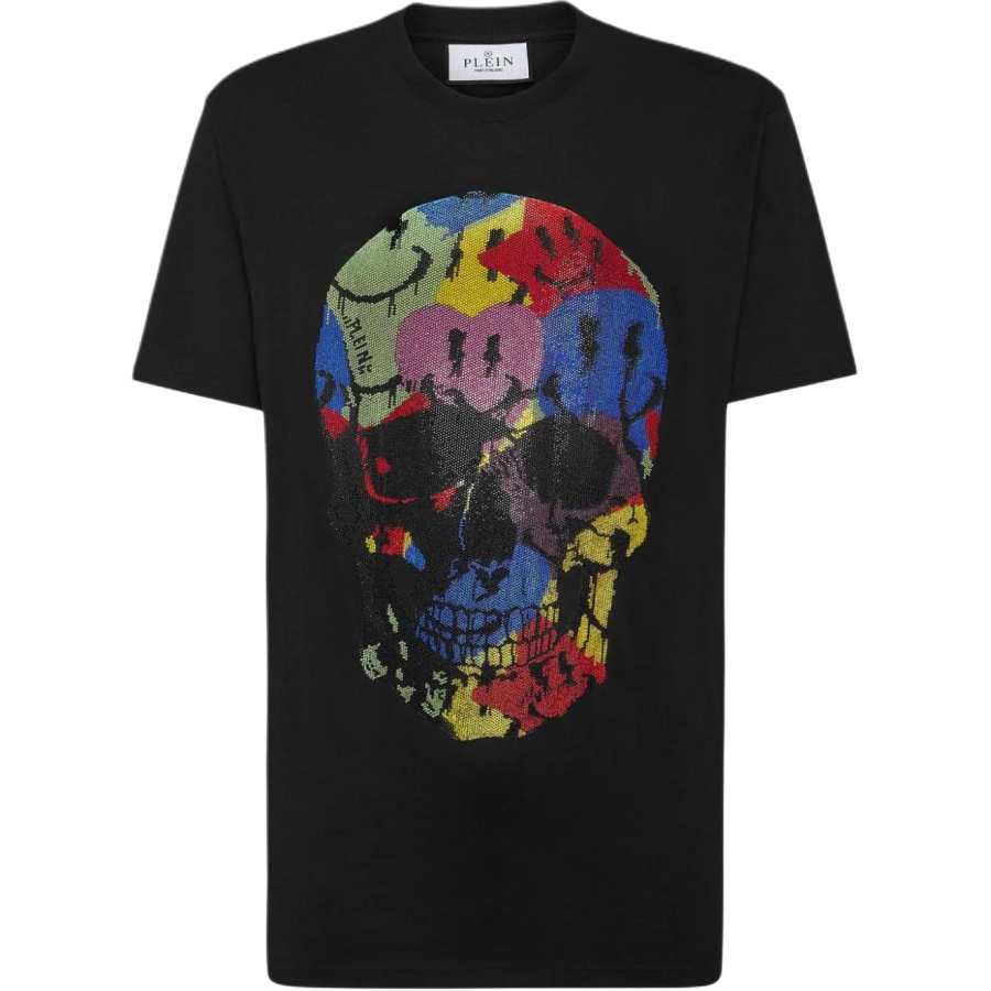 Philipp Plein Smile-print cotton T-shirt