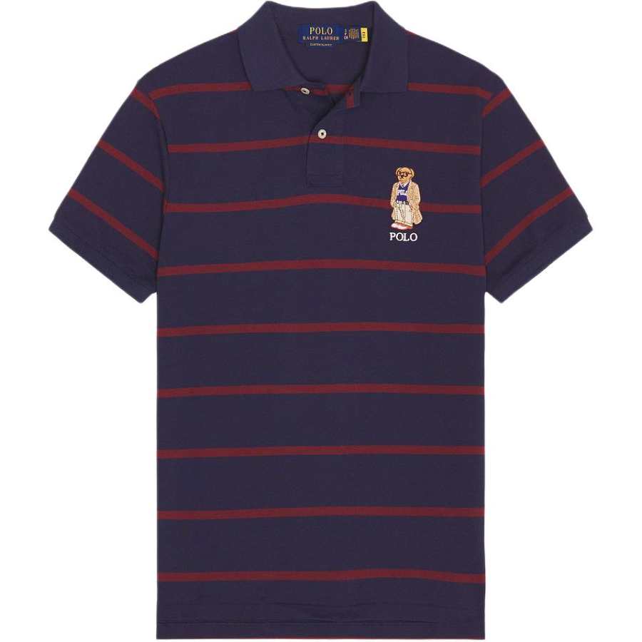 Polo Ralph Lauren Polo Shirt Men's Red Wine Color