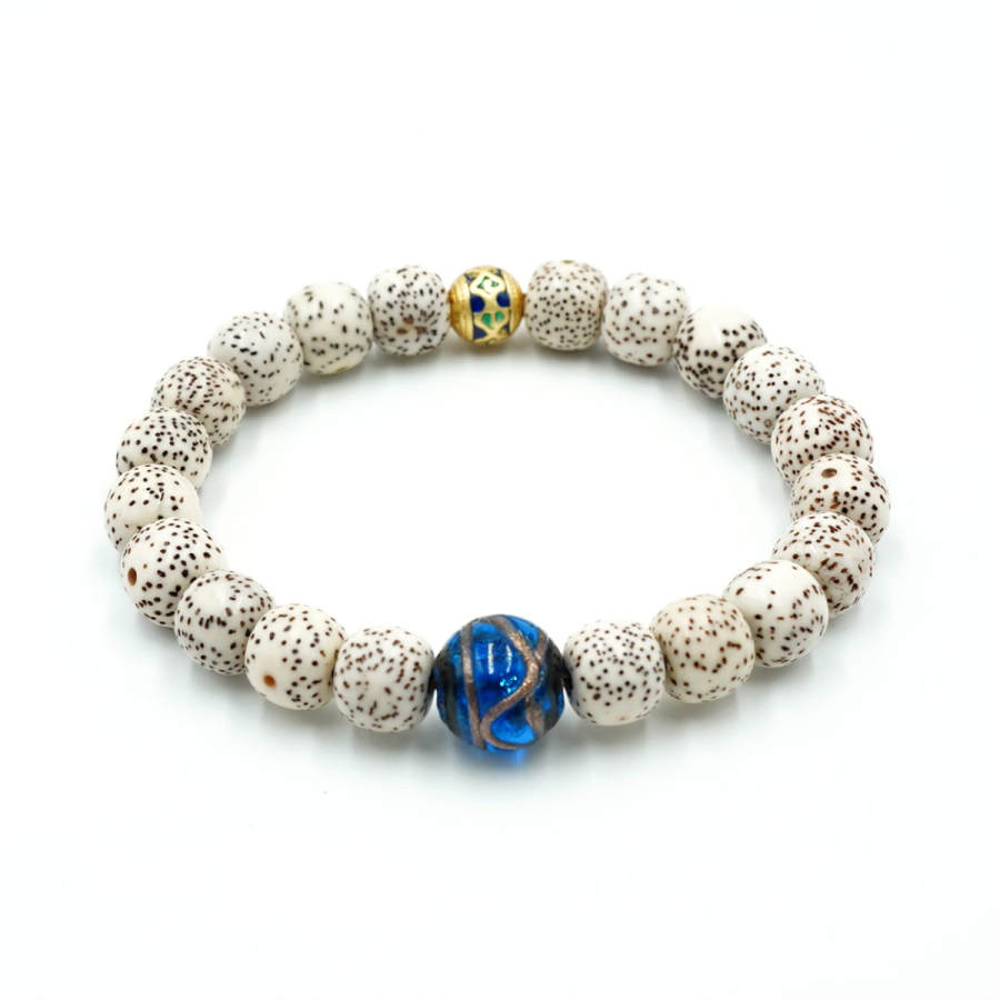 PAUL COSTELLOE Star Moon Bodhi Seeds Beaded Bracelets Unisex