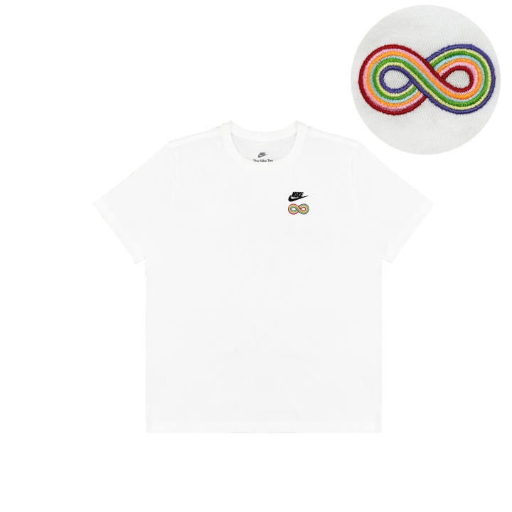 Nike Nike T Shirts Unisex White Crew Neck Moderate Straight Fit