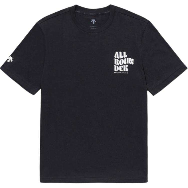 DESCENTE T Shirts Unisex Crew Neck