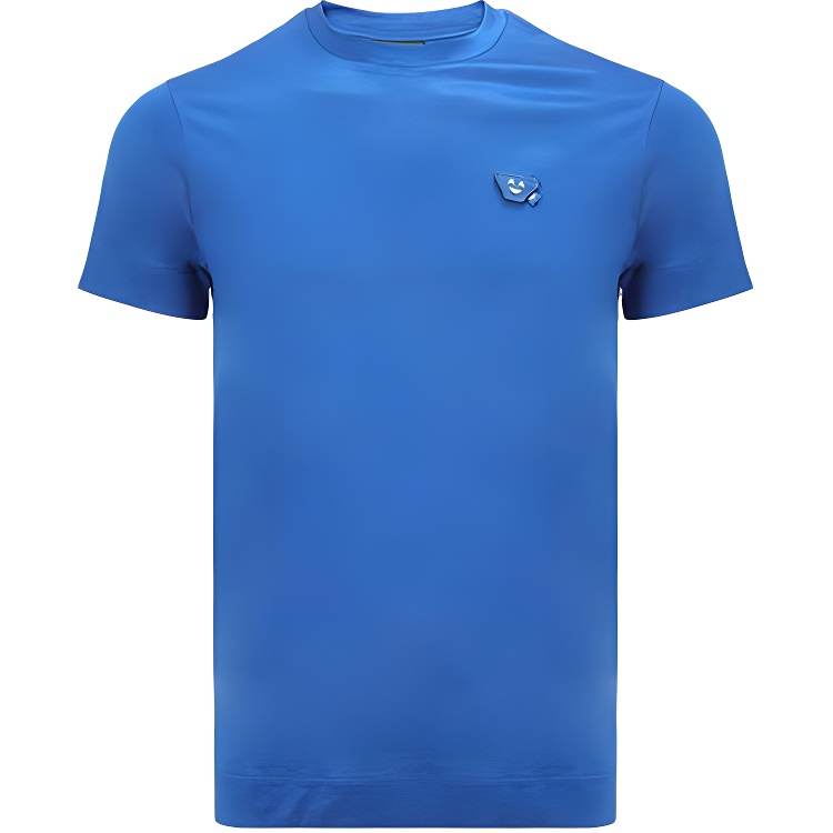 EMPORIO ARMANI T Shirts Men's Crew Neck Moderate Straight Fit