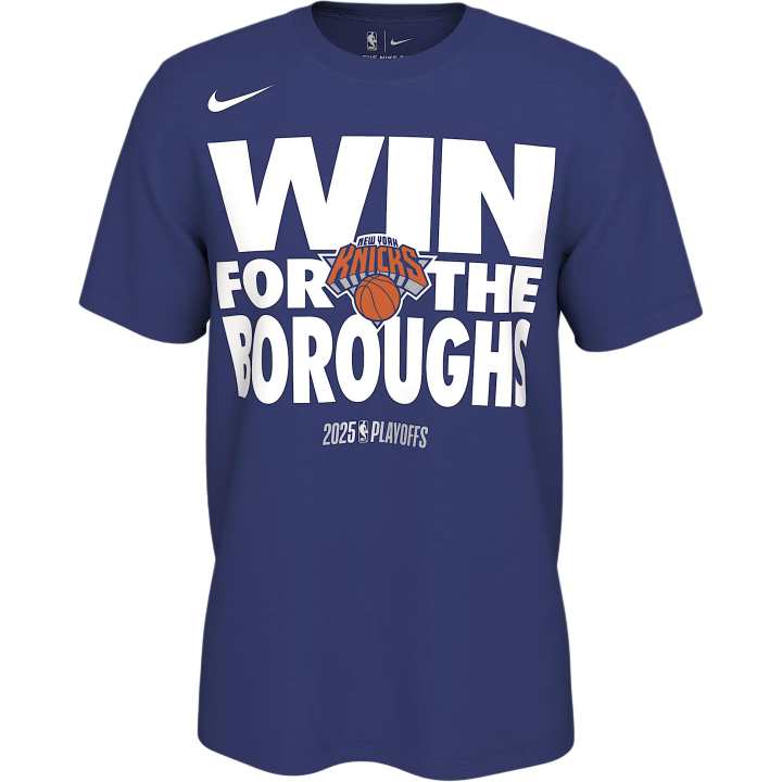 Nike Nike New York Knicks Playoff Mantra 2025 Men's Nike Nba T Shirt