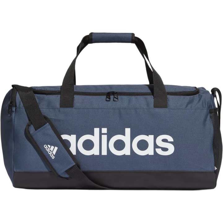 Adidas Adidas ESSENTIALS 39L Recycled Polyester Travel Bag Unisex Marine Blue & Black