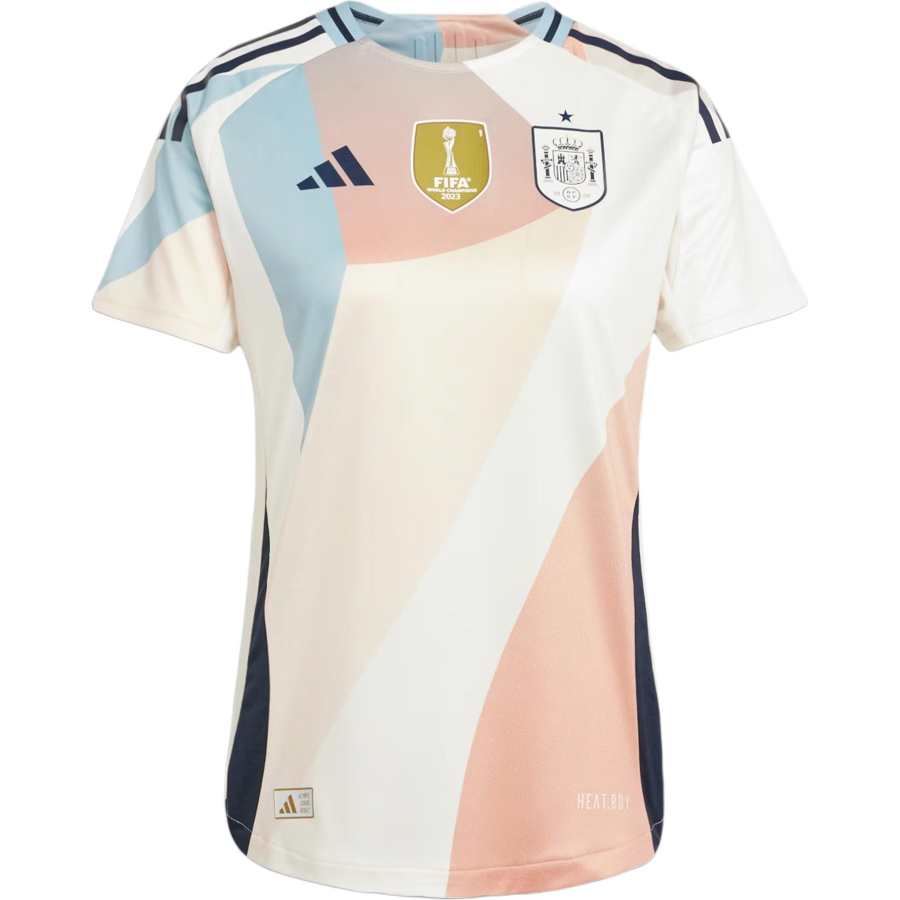 Adidas Adidas Spain National Team 25 Away Authentic Soccer Jersey Women's Chalk White