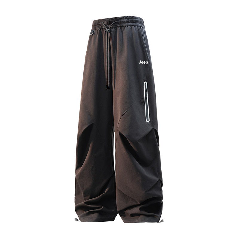 Jeep Casual Pants Unisex Thin Straight Fit Pants