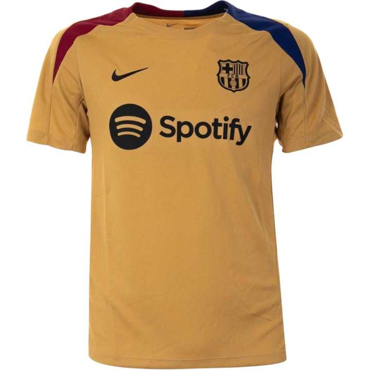 Nike Nike Barcelona FCB MNK DF STRK SS TOP K Soccer Jersey Men's Brown