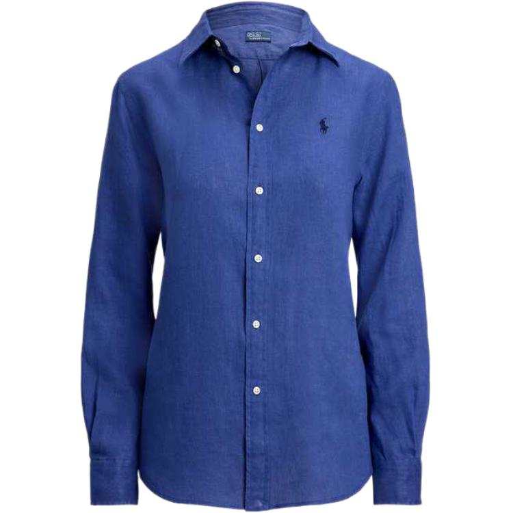 Polo Ralph Lauren FW25 Shirt Classic Version Women's Sapphire Blue