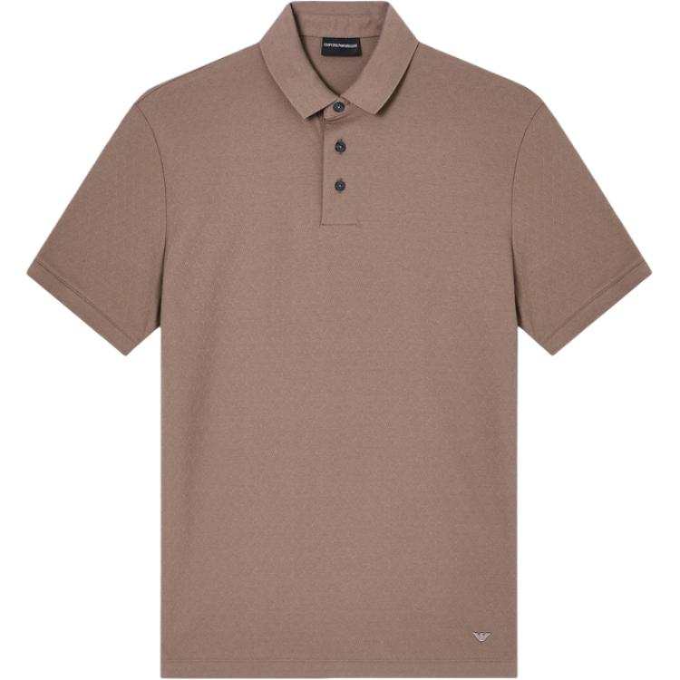 EMPORIO ARMANI FW25 Polo Shirt Men's Walnut