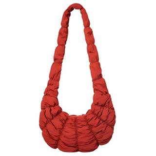 COS Recycled Polyester Crossbody Bag, Shoulder Bag Women's Red