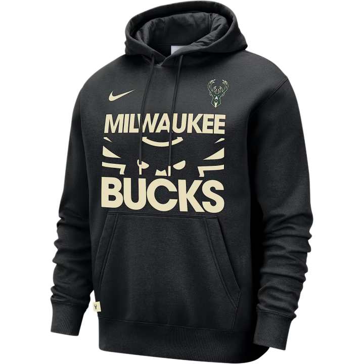 Nike Nike Milwaukee Bucks Club Courtside Men's Nike Nba Pullover Hoodie