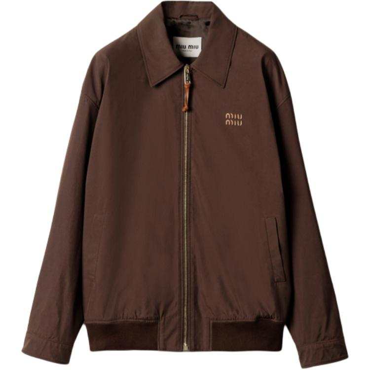 Miu Miu Long-Sleeved Zipped Jacket