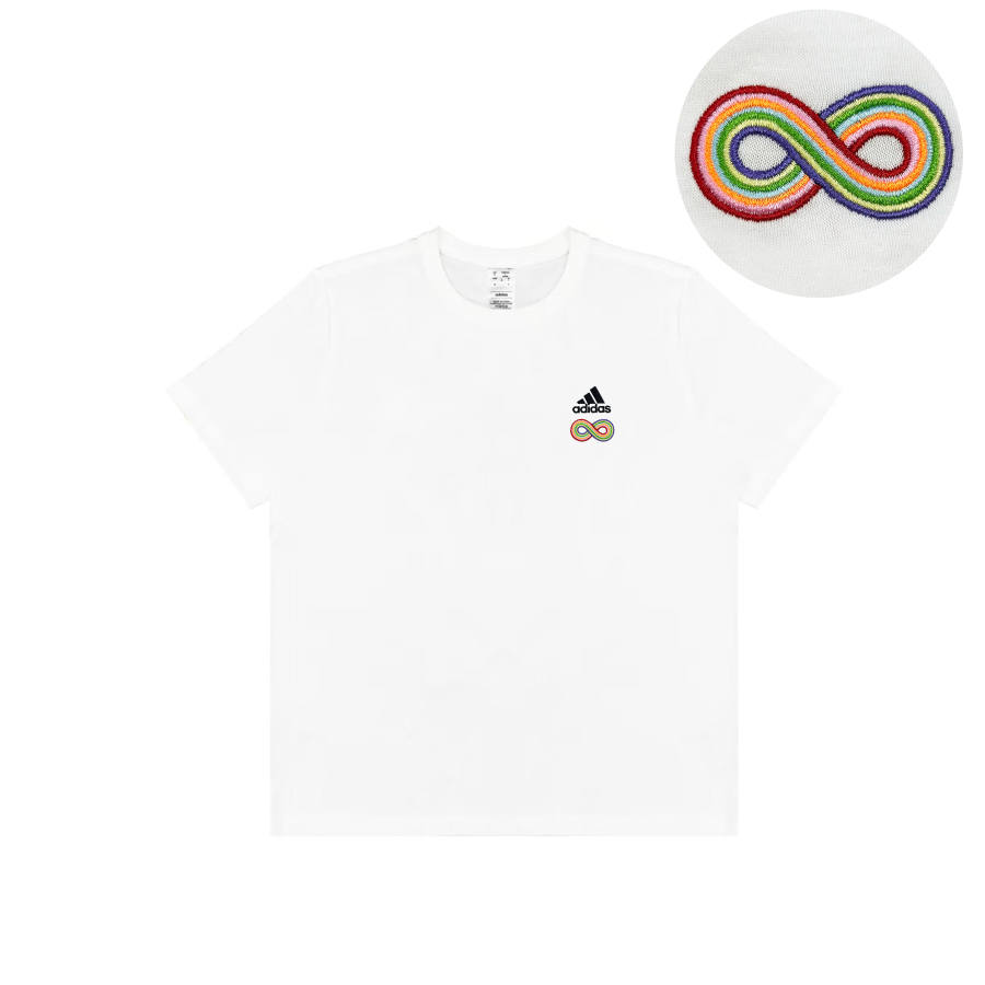 Adidas Adidas T Shirts Unisex White Crew Neck Straight Fit