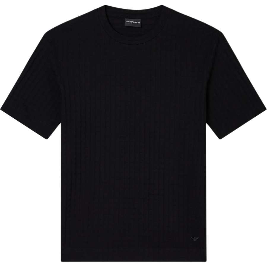 Emporio Armani textured T-shirt