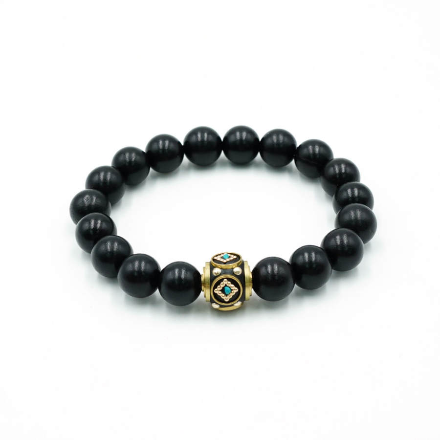 PAUL COSTELLOE Chinese Fashion Trend Ebony Beaded Bracelets Unisex
