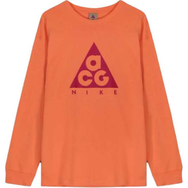 Nike Nike T Shirts Men's Orange Crew Neck
