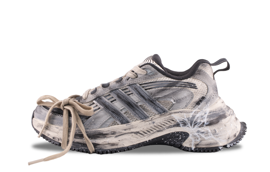 Adidas Adidas FC CLASSIC Abrasion Resistant Low top Running Shoes Unisex Gray Black