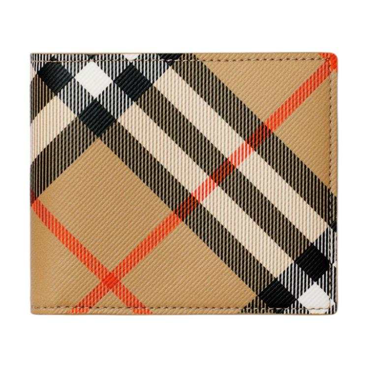 Burberry Cotton Blend Wallet Women's Sand