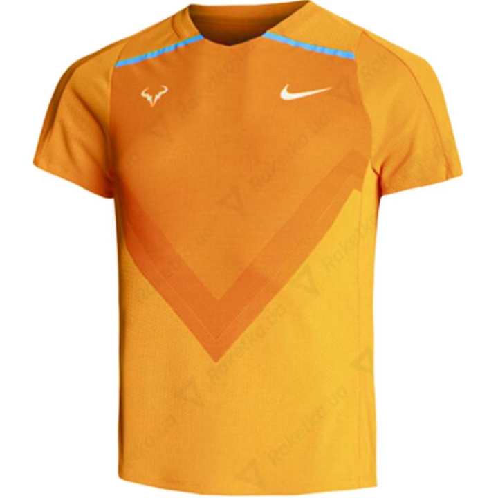 Nike Nike T Shirts Men's Orange Crew Neck