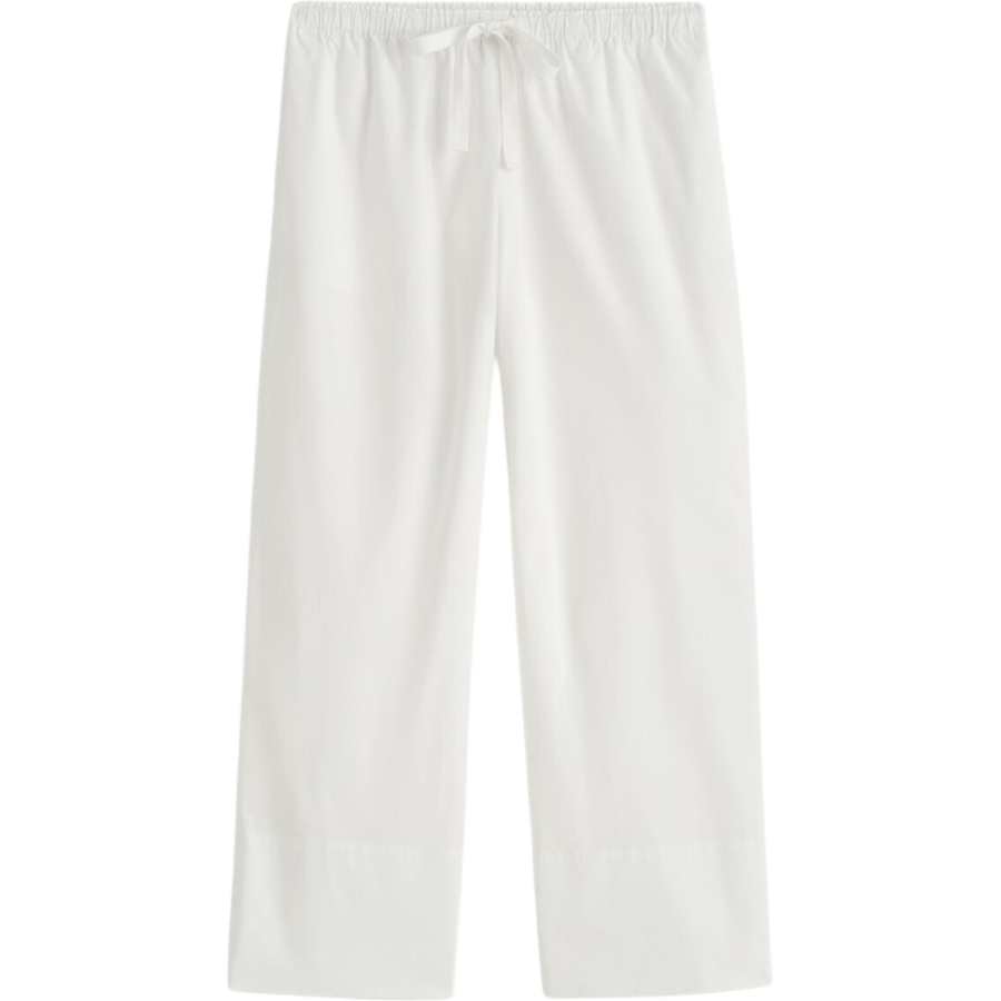 COS Casual Pants Women's White Moderate Straight Fit Pants