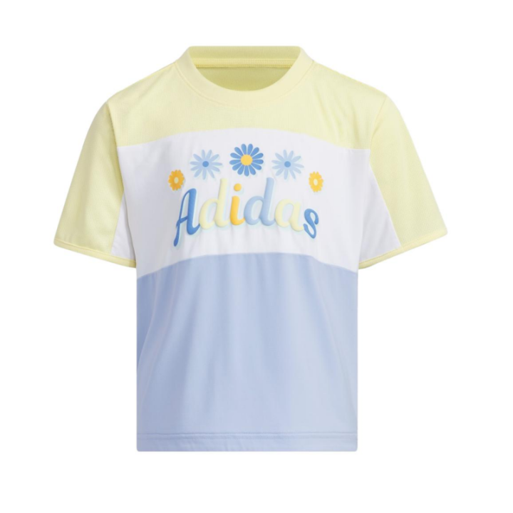Adidas Adidas T Shirt Yellow White Kids'