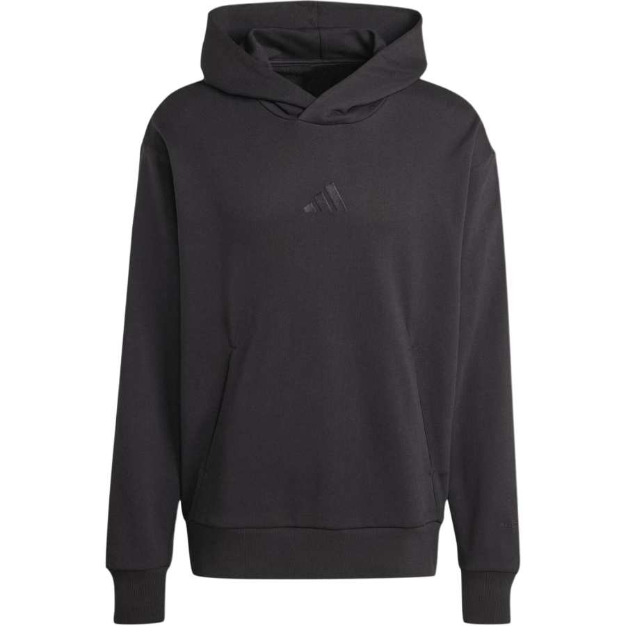 Adidas Adidas Clothing Sweatshirts Men's Black Hooded Moderate