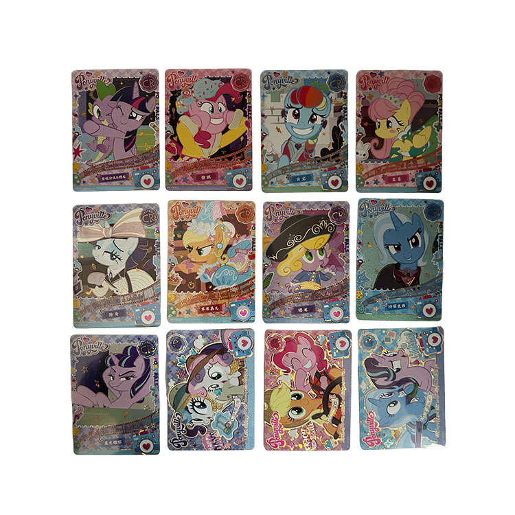 KAYOU My Little Pony Card, Fun Shadow Pack, Second Edition, CR Rated Cards, Total Of 12 Cards IP / Anime Cards Full Set