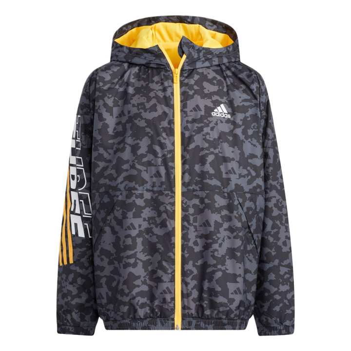 Adidas Adidas Jacket Black Gray Teenagers