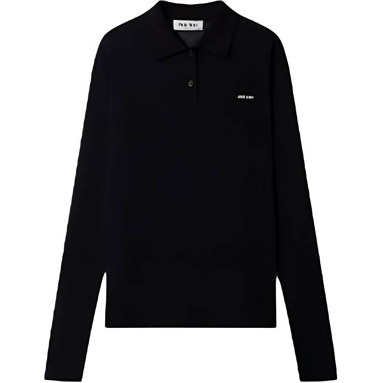 MIU MIU Polo Shirt Women's Black