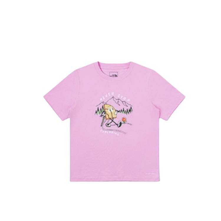 THE NORTH FACE T Shirt Pink Kids'
