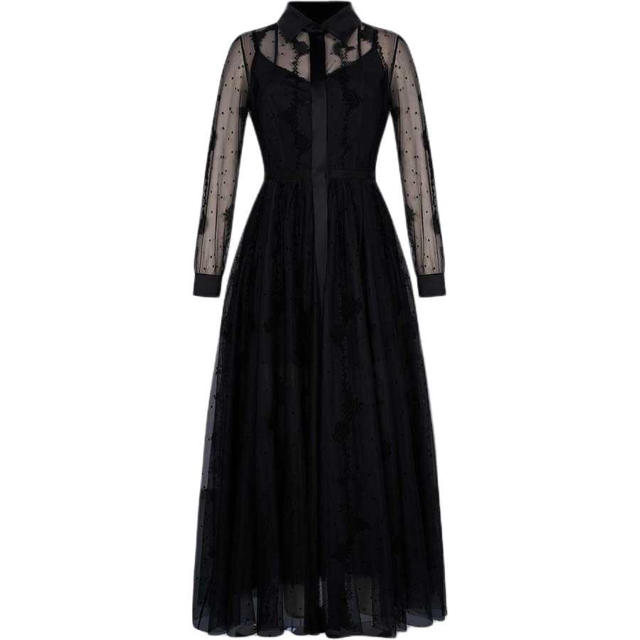 KARL LAGERFELD / Karl Lagerfeld Jeans Long Sleeved Dress Women's Black