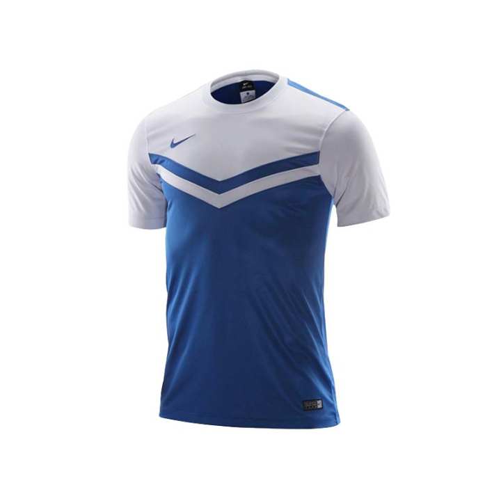 Nike Nike T Shirts Men's White/Blue Crew Neck Thin