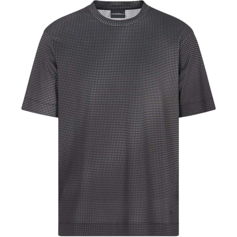 EMPORIO ARMANI Logo Embroidered Crewneck T Shirt