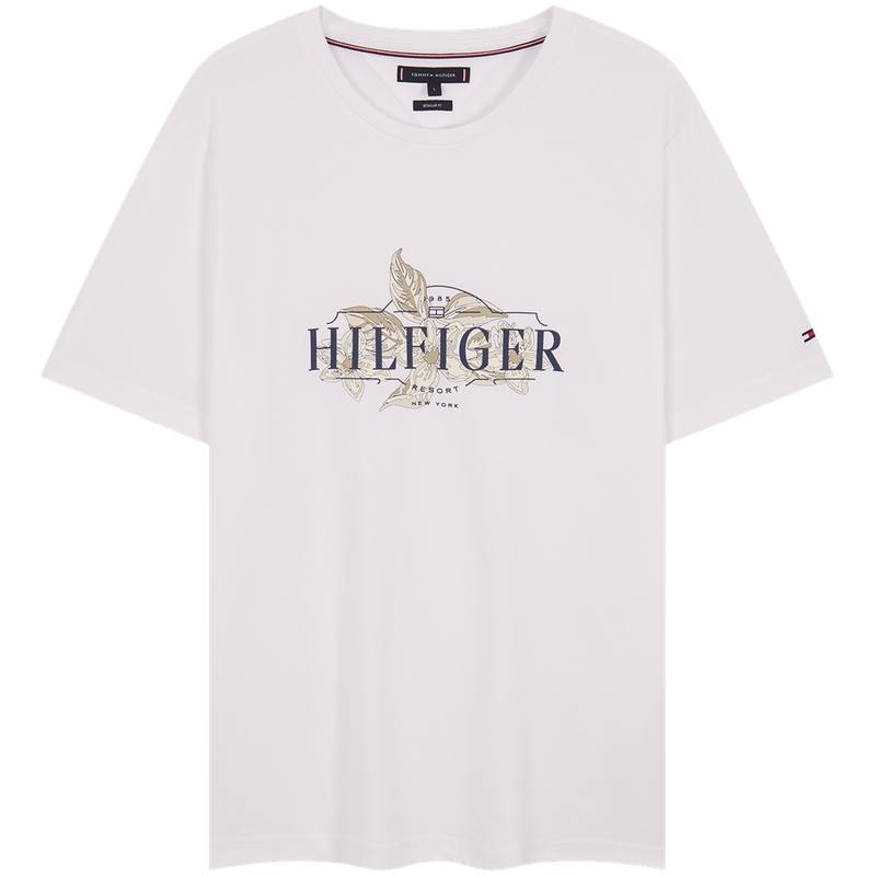 Tommy Hilfiger T Shirts Men's Crew Neck Moderate