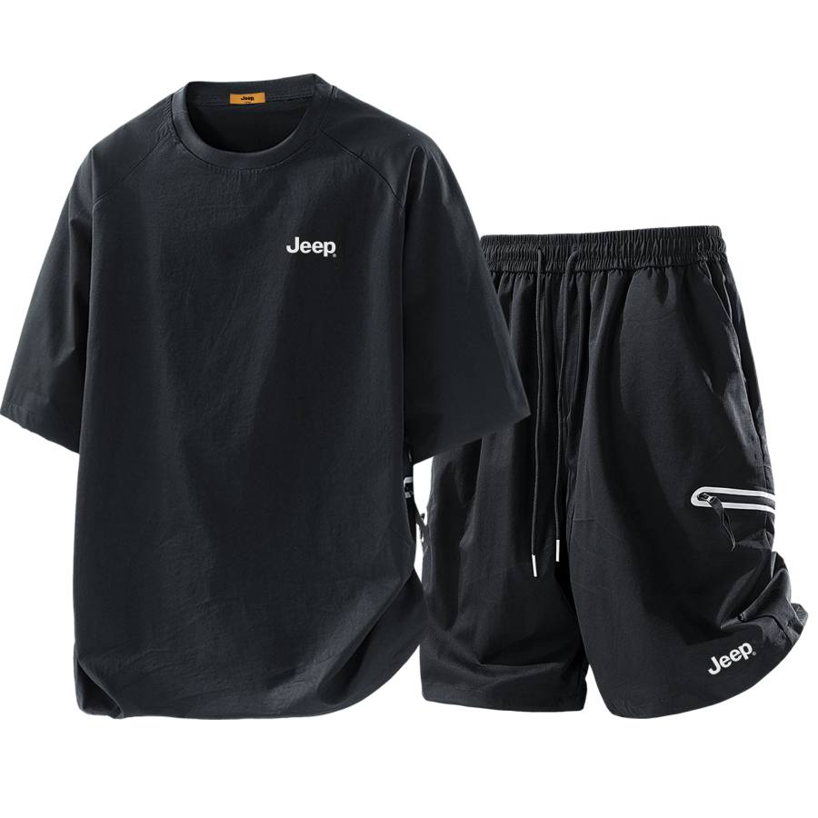 Jeep Casual Sportswear Unisex Crew Neck Moderate