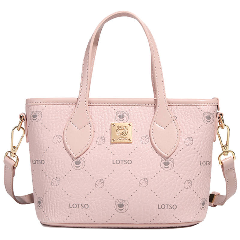 Disney Lotso PVC Handbag Women's Pink/White