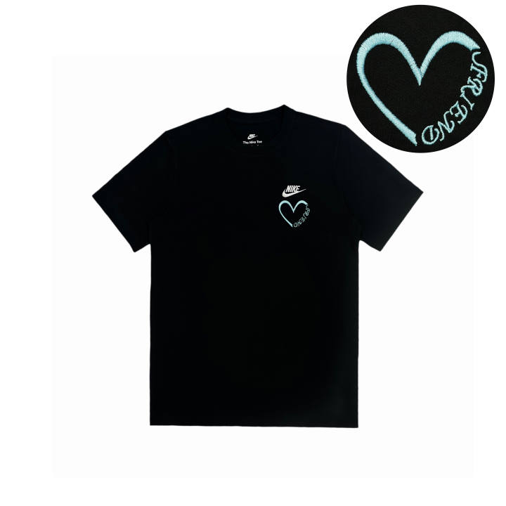 Nike Nike T Shirts Unisex Black Crew Neck Moderate Straight Fit
