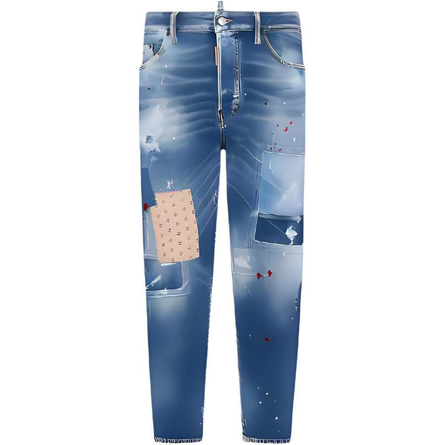 DSQUARED 2 DSQUARED 2 Jeans Regular Fit Men's Marine Blue